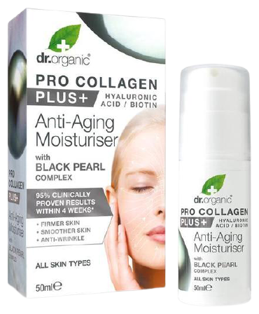 Creme anti-envelhecimento pro Collagen Plus e pérola negra 50 ml