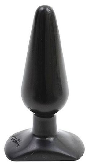 Plugue anal preto médio Plugue anal preto médio