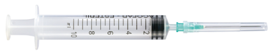 Seringa de polipropileno estéril atóxico e não pirogênico 10 ml Seringa de polipropileno estéril atóxico e não pirogênico 10 ml