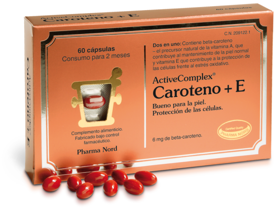 Activecomplex Caroteno + E 60COMP. Activecomplex Caroteno + E 60COMP.