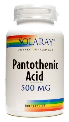 Ácido Pantoténico 500 mg 100 Cápsulas Ácido Pantoténico 500 mg 100 Cápsulas