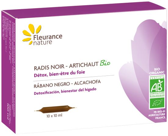 Fleurance Nature Rabanete Preto - Bio Alcachofra em Ampolas