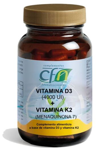 Vitamina D3 + K2 60 caps