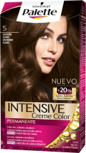 Paleta de cores intensas Creme 5 Castaño Claro 115 ml Paleta de cores intensas Creme 5 Castaño Claro 115 ml