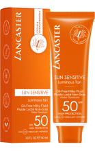 Fluido leitoso livre de óleo sensível ao sol spf50 50 ml