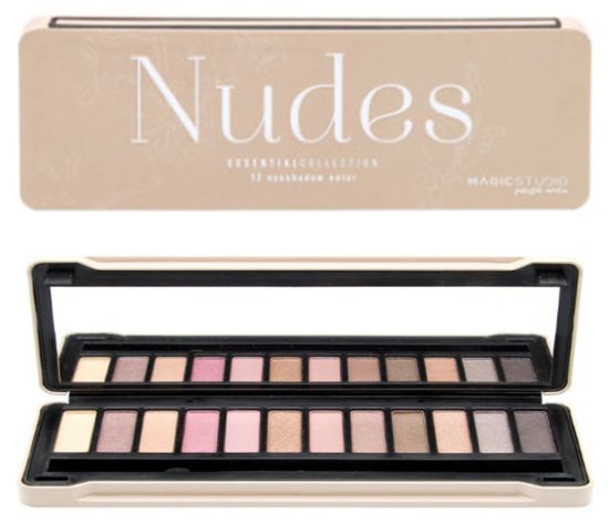Paleta de sombras de olhos nus Magic Studio 12 tonalidades Paleta de sombras de olhos nus Magic Studio 12 tonalidades