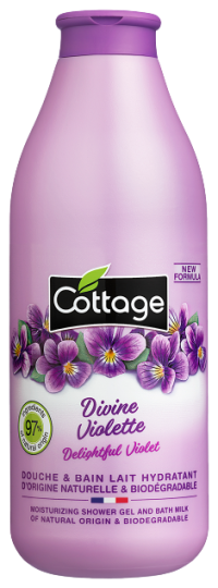 Banho de leite violeta e gel de banho 750 ml Banho de leite violeta e gel de banho 750 ml