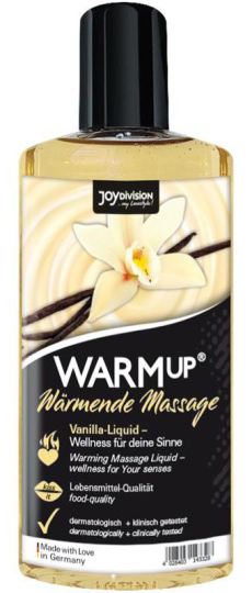 Óleo de massagem de baunilha para aquecimento 150 ml Óleo de massagem de baunilha para aquecimento 150 ml