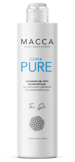 Macca Gel limpiador clean & pure con micropartículas 200 ml