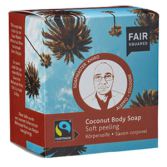 Jabón corporal peeling suave de coco 80 gr